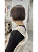 リップラインボブ×アッシュブラウン