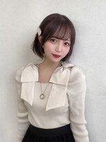 ユーフォリア 渋谷グランデ(Euphoria SHIBUYA GRANDE)&nbsp;まとまるボブ　ラベンダーカラー　顔まわりカット　ボブレイヤー