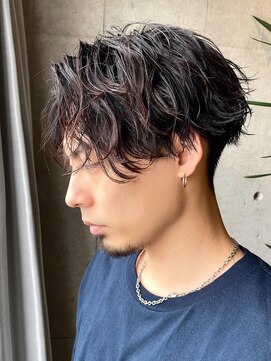 サップ 吹田店(Sup) 【Sup】前下がりセンターパートツイストスパイラルパーマ