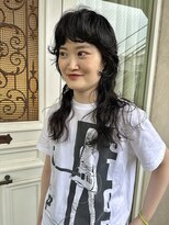 トレンチ(TRENCH)&nbsp;マッシュレイヤー　ロングパーマ　学割