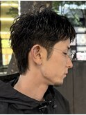 スパイキーショート　ラフショート　ピンパーマ