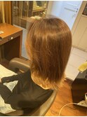 オーガニックカラー×ベージュブラウン