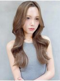 髪質改善縮毛矯正レイヤーカット顔周り前髪韓国ミニウルフ/大宮