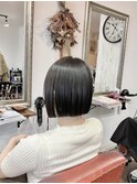 黒髪ミニボブへア..~*＊. 