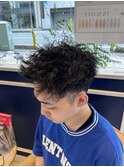 スパイキーパーマ/スパイキーショート／メンズパーマ