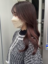 プログレス フレスポ富沢店(PROGRESS) 『plum brown』デザインカラー×イヤリングカラー