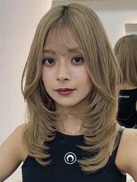 ハッチ(HACCH) 韓国風レイヤーカット髪質改善ダブルカラーハッシュカット