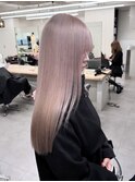 16442ブリーチ＆ダブルカラーパールベージュホワイトブロンド