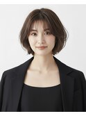★大人丸みボブ/ボブレイヤーワンカール/くびれ小顔ボブ/銀座