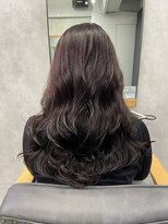 クラン 岡本(Chlan)&nbsp;透明感ダークラベンダーのゆるツヤロング