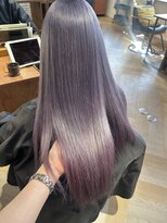 ラフ バイ マグ 南松本(R.A.F. by Mag)&nbsp;冬カラーケアブリーチ×ラベンダーピンクグラデーションカラー