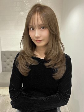 ラヴィズム 長岡店(LUVISM) ◎韓国ヘアー顔周りレイヤーダブルカラーおくれ毛前髪長岡/新潟