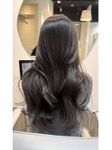 ショコラグレージュ&レイヤーカット《福岡透明感カラー》