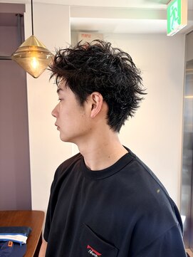 パープル(PURPLE) メンズショート/スパイキーショート/メンズパーマ