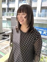 エンシー(ENCI)&nbsp;レイヤーカット/透明感カラー／ミディアムレイヤー／自由が丘