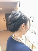 なみなみシニヨンアップアレンジ【ヘアアレンジ 立川/立川南】