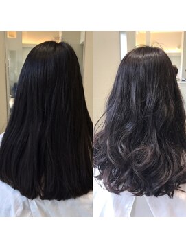 ヘアー アディクション アイディーアール(hair addiction IDeaR) ブリーチなしでグラデーション