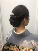 訪問着着付け＆ヘアセット【高倉麻未】