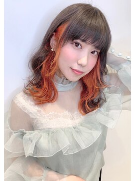 アマンドール(Aman D'or) 【アマンドール齊藤】オリーブベージュ×インナーオレンジ