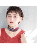 丸みショート#髪質改善#長浜#ブリーチ#ダブルカラー