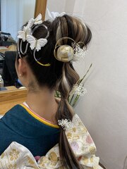 成人式　ヘアセット