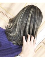トライベッカ 新柏店(TRIBECA Hair&Spa) 【TRIBECA 新柏】ハイライトカラー/アッシュオリーブ