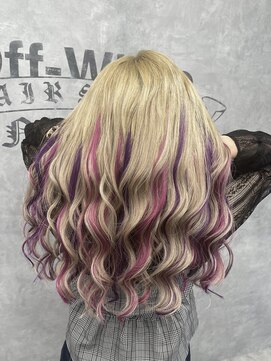 エル ヘアサロン なんば店(eL) ☆HIROTO☆ブロンド×ピンク×パープル