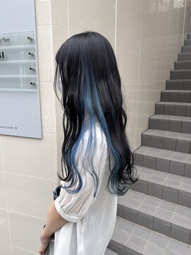 アソビ 表参道(ASOBI) インナーカラー　ミズイロ　フェイクブラック