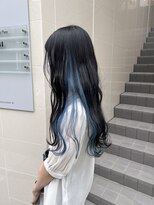 アソビ 表参道(ASOBI) インナーカラー ミズイロ フェイクブラック