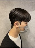 【韓流シースルーショート】【ダウンパーマ】