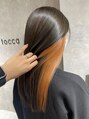 トッカ ヘアアンドトリートメント 千葉店(tocca hair&treatment)&nbsp;▼イヤリングカラー×オレンジ