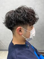 リット×ベリエ(Lit.×belier)&nbsp;波巻きスパイラルツイストスパイラルパーママッシュメンズヘア