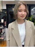 ホワイトミルクティーボブ◎