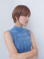 メゾンバイハバナ(maison by HAVANA)&nbsp;20代30代大人かわいい斜めバンググレージュカラー小顔ショート