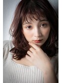 ベビーピンク大人巻きカールエアリーセミディx北浦和20代30代