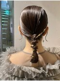 ミディアム！ツヤ＊ポニーアレンジ