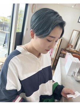 アーブル ヘアーアンドメイク(ARBRE) ダブルカラーハンサムショートヘア