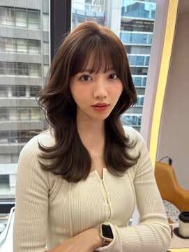 ボタン シブヤ(VOTAN SHIBUYA) 韓国ヘア/顔まわりカット/前髪あり/前髪あり