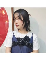 ヘアーサロン サボイア ウィズ ドッグ(SAVOIA with DOG) セミアップスタイル
