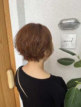 ムード(mood) クセも生きる!そんなショートヘアーです。