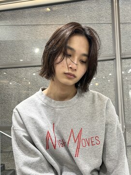 メゾンアクア 表参道(Maison ACQUA) ■メンズボブウルフメンズミディアムメンズロングワックスなし