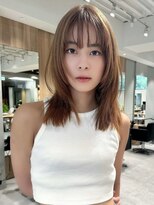 イメチェン前髪小顔こなれミディ_銀座