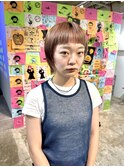 マッシュショート/前髪ぱっつん