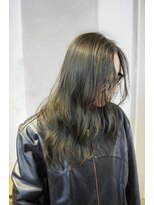 アリー 原宿 表参道(ALLY)&nbsp;【赤み消し】レイヤー　オリーブベージュ　韓国風巻き