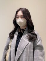 大人可愛いうる艶ブラウン×顔まわり♪ 藤川