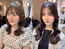 [韓国巻き]コテで艶感を表現！コロンと大きな上品カ-ルでスタイルの最終仕上げ★一気に女性らしさを上げる