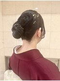 訪問着ヘア