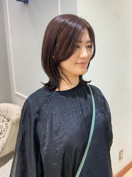 ネオリーブギンザ 銀座店(Neolive GINZA) レイヤー/ウルフレイヤー/大人ボブ/30代ヘア/髪質改善カラー銀座