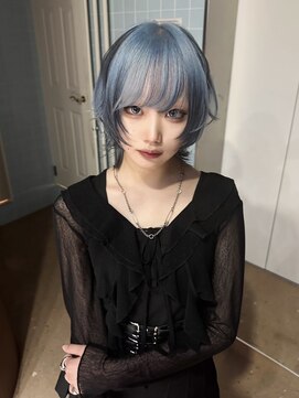 クペウ ローウェン(cope'u ROWEN) 渋谷/ウルフカット  デザインカラー ルーツカラー エンドカラー