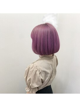 トゥーン 川崎店(TOON) ミニボブ/淡めピンクパープルカラー